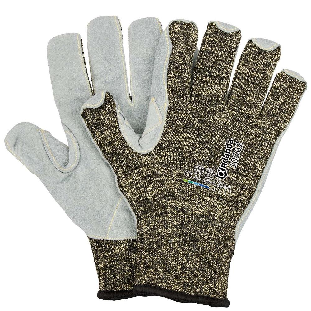 Andanda Cut-Resistant T Cow Split Leather Gloves – 10562