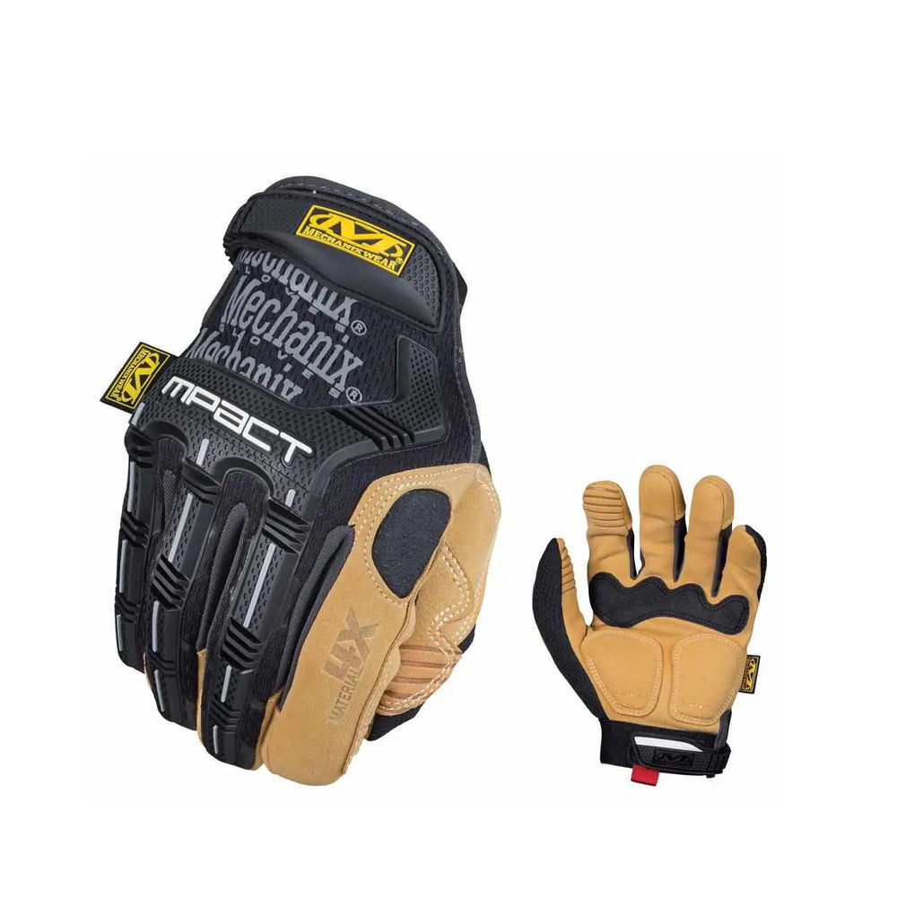 Mechanix Wear Material4X® M-Pact® Gloves – Black/Tan, Large - MP4X-75-010