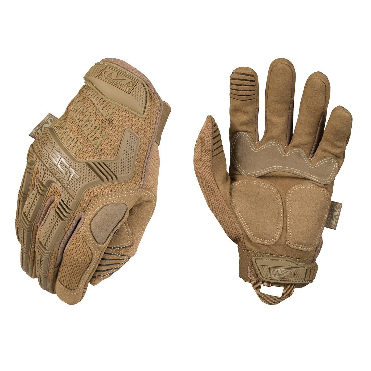 Mechanix Wear M-Pact Tactical Gloves – Coyote, Large -MPT-72