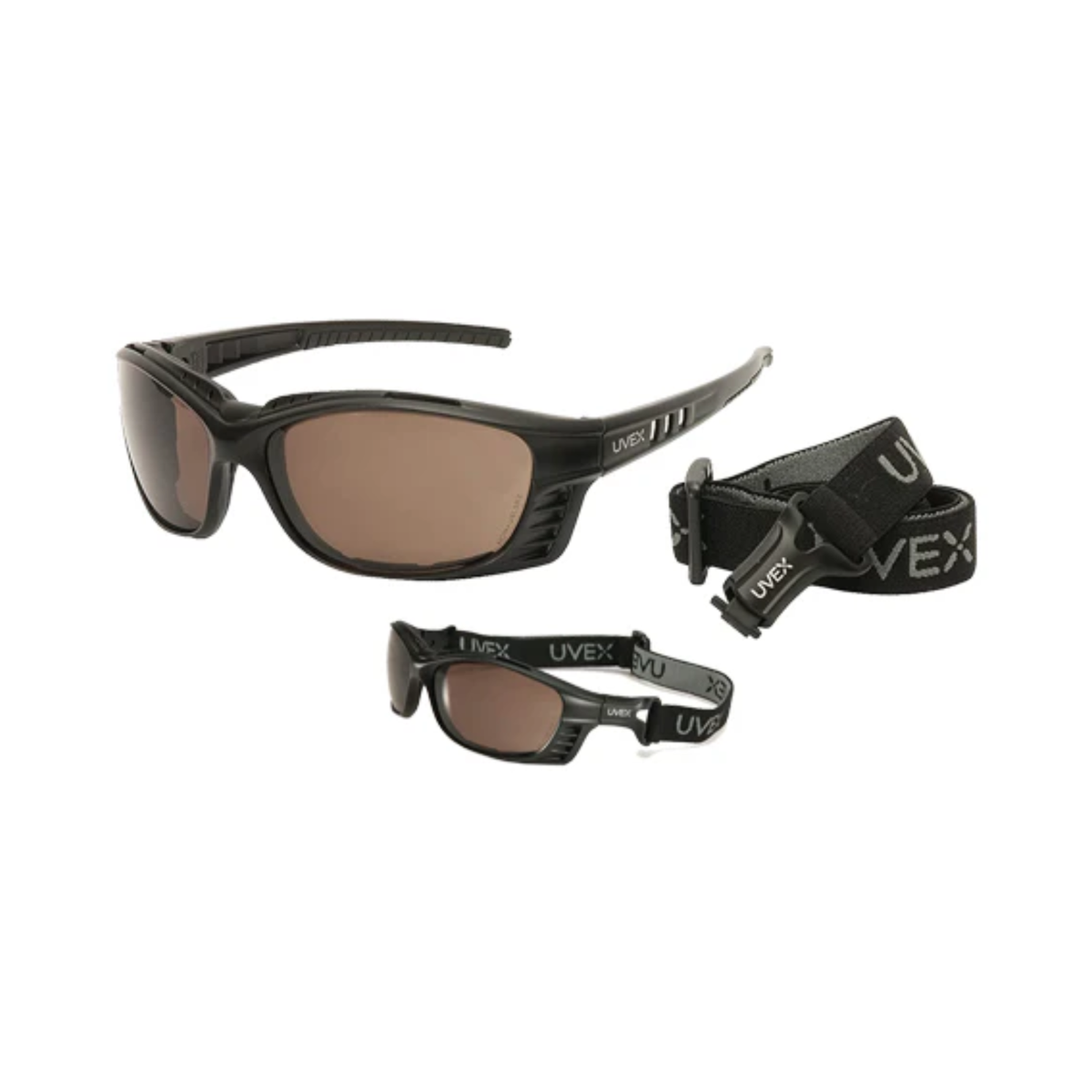 Uvex S2605XP Livewire Safety Glasses, SCT-Gray Lens, Anti-Fog, Uvextreme Plus